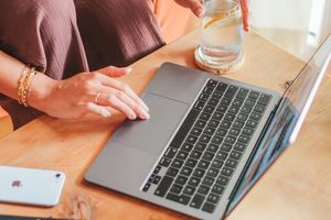 Glass of water with lemon
